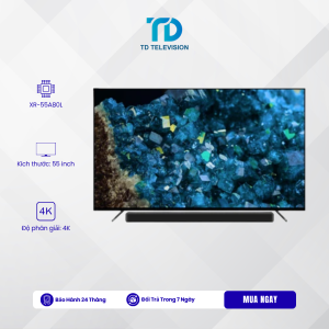 Google Tivi OLED Sony 4K 55 inch XR-55A80L