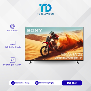 Google Tivi Sony UHD 4K 43 inch 2025 (K-43S25VM2)