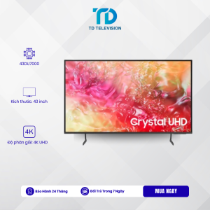 Smart Tivi Samsung UHD 4K 43 inch 2024 (43DU7000)